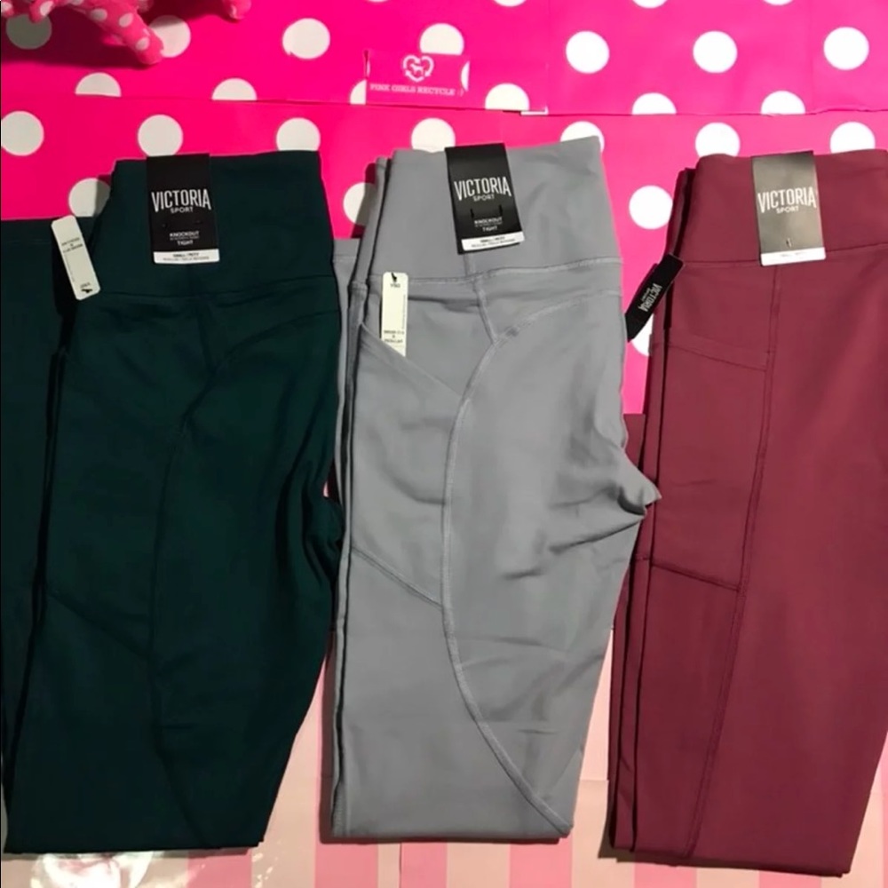 Vs knockout high waisted legging gray small